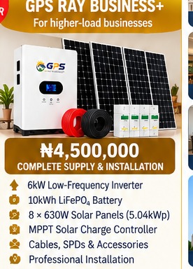 GPS RAY Business Plus complete solar package
