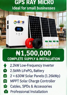 GPS RAY Micro complete solar package